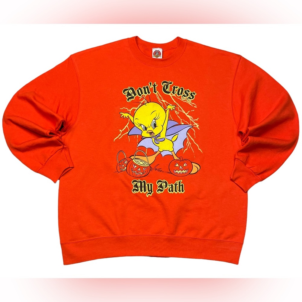 Vintage TWEETY Crewneck HALLOWEEN Sweatshirt New/VNDS sz LARGE